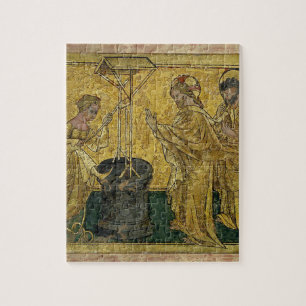 Quebra-cabeça Jesus e a mulher do samaritano no poço