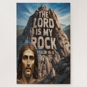 Quebra-cabeça Jesus, Minha Rocha dos Séculos O Senhor É Minha Ro