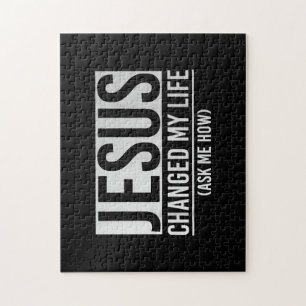Quebra-cabeça Jesus Mudou A Minha Vida Pergunte-Me Como Jesus
