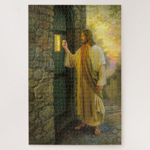 Quebra-cabeça Jesus Na Sua Porta Vintage