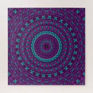 Quebra-cabeça Jewel Tone Kaleidoscope