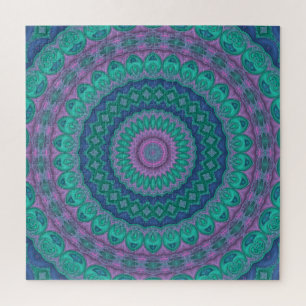 Quebra-cabeça Jewel Tone Mandala