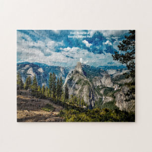 Quebra-cabeça Jigsaw Parque Nacional de Yosemite EUA. Quebra-cab