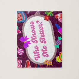 Quebra-cabeça Jigsaw Puzzles – Cute Retro Typography Design for 