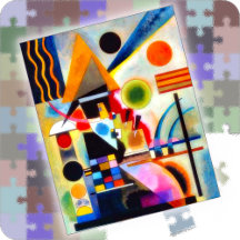 Quebra-cabeça JIGSAW - "Swing" - Wassily Kandinsky