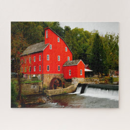 Quebra-cabeça Jigsaws Clinton New Jersey Red Mill.