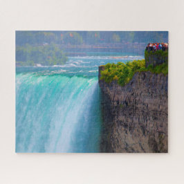 Quebra-cabeça Jigsaws Horsfere Cai Niagara.