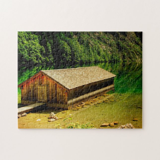 Quebra-cabeça Jigsaws königssee Berchtesgaden Park. (Horizontal)