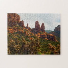 Quebra-cabeça Jigsen, Belo Deserto De Sedona, Rochas Vermelhas