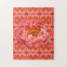 Jigsen Coral Peony