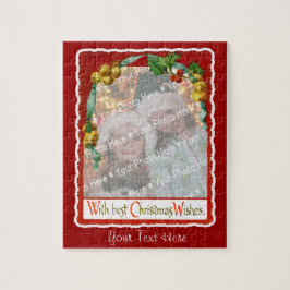 Quebra-cabeça Jingle Bells Natal Deseja Quadro Adicional-A-Foto