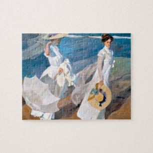 Quebra-cabeça Joaquín Sorolla passeios à beira-mar
