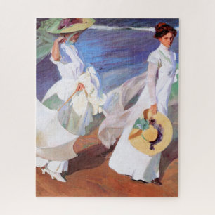 Quebra-cabeça Joaquin Sorolla Women Walking Beach