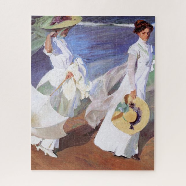 Quebra-cabeça Joaquin Sorolla Women Walking Beach (Vertical)