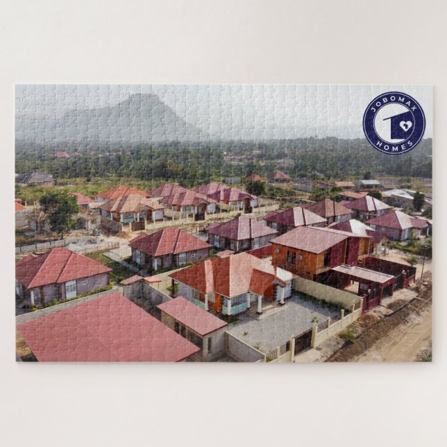 Quebra-cabeça Jobomax Homes Grande Puzzle - Cidade Doumbouyah (Horizontal)