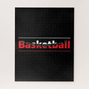 Quebra-cabeça Jogador de Basquete - Arca Geométrica Minimalista