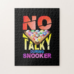 Quebra-cabeça Jogador de Bilhar Sem Talk Durante O Snooker