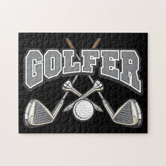 Quebra-cabeça Jogador de golfe (Horizontal)