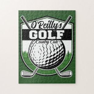 Quebra-cabeça Jogador de Golfe Personalizado Pro Golfe Clube do