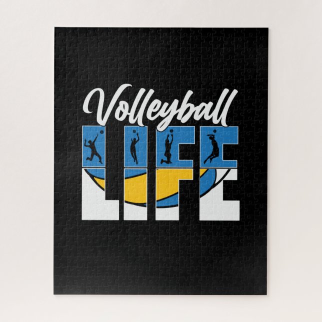 Quebra-cabeça Jogador de Voleibol | Vida de voleibol (Vertical)