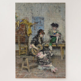 Quebra-cabeça Jogadora de Violão Flamenco (Guitarrista Espanhola