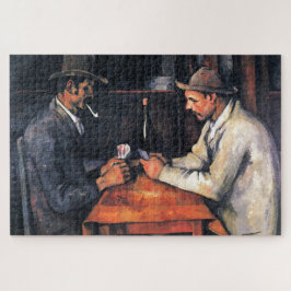 Quebra-cabeça Jogadores de Cartão Paul Cezanne Pintura Arte