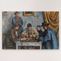 Jogadores de Cartão Paul Cezanne Pintura Arte
