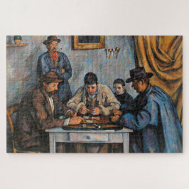 Quebra-cabeça Jogadores de Cartão Paul Cezanne Pintura Arte