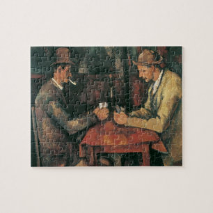 Quebra-cabeça Jogadores de cartas por Paul Cezanne, Vintage Fine