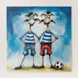 Quebra-cabeça Jogadores de futebol animado