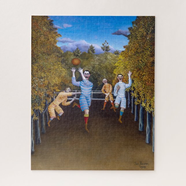 Quebra-cabeça Jogadores de futebol | Henri Rousseau | (Vertical)