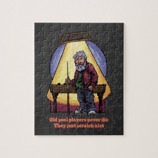 Quebra-cabeça Jogadores idosos da piscina (Vertical)