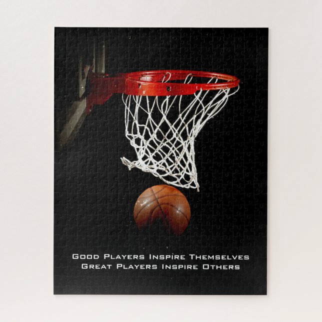 Quebra-cabeça Jogadores Inspiradores de Cotação Inspiradora de B (Vertical)