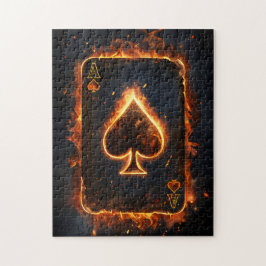Quebra-cabeça Jogando cartas.