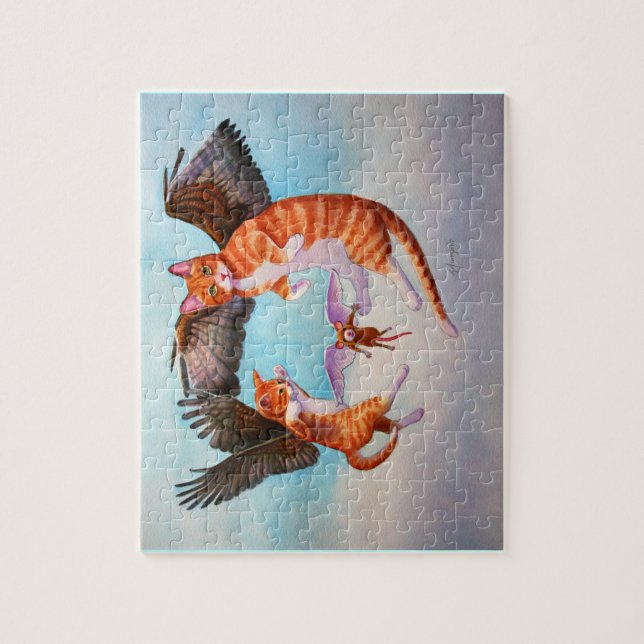 Quebra-cabeça Jogo de Anjo e Rato (Vertical)