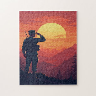 Quebra-cabeça Jogo de Atividade de Mosaico de Imagem Oculta Patr