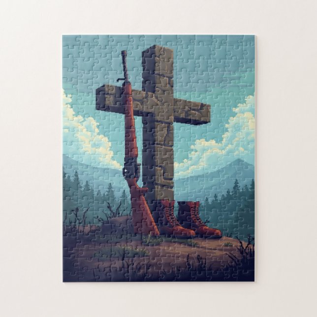 Quebra-cabeça Jogo de Atividade de Mosaico de Imagem Oculta Patr (Vertical)