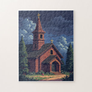 Quebra-cabeça Jogo de Atividade de Mosaico de Imagem Oculta Patr