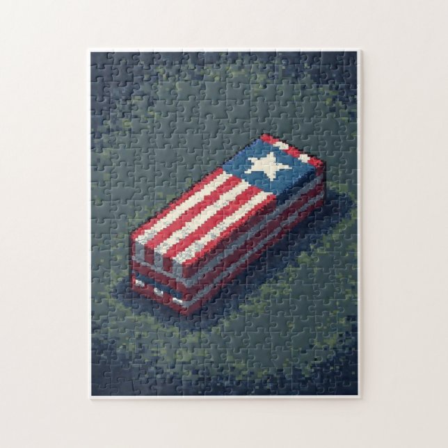 Quebra-cabeça Jogo de Atividade de Mosaico de Imagem Oculta Patr (Vertical)