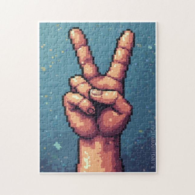 Quebra-cabeça Jogo de Atividade de Mosaico de Imagem Oculta Patr (Vertical)