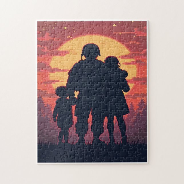 Quebra-cabeça Jogo de Atividade de Mosaico de Imagem Oculta Patr (Vertical)