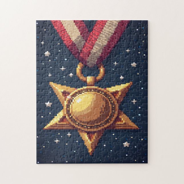 Quebra-cabeça Jogo de Atividade de Mosaico de Imagem Oculta Patr (Vertical)