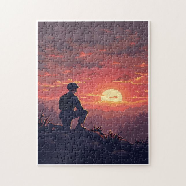 Quebra-cabeça Jogo de Atividade de Mosaico de Imagem Oculta Patr (Vertical)