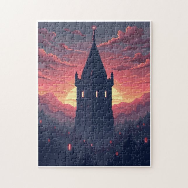 Quebra-cabeça Jogo de Atividade de Mosaico de Imagem Oculta Patr (Vertical)
