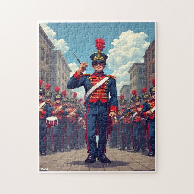 Quebra-cabeça Jogo de Atividade de Mosaico de Imagem Oculta Patr (Vertical)