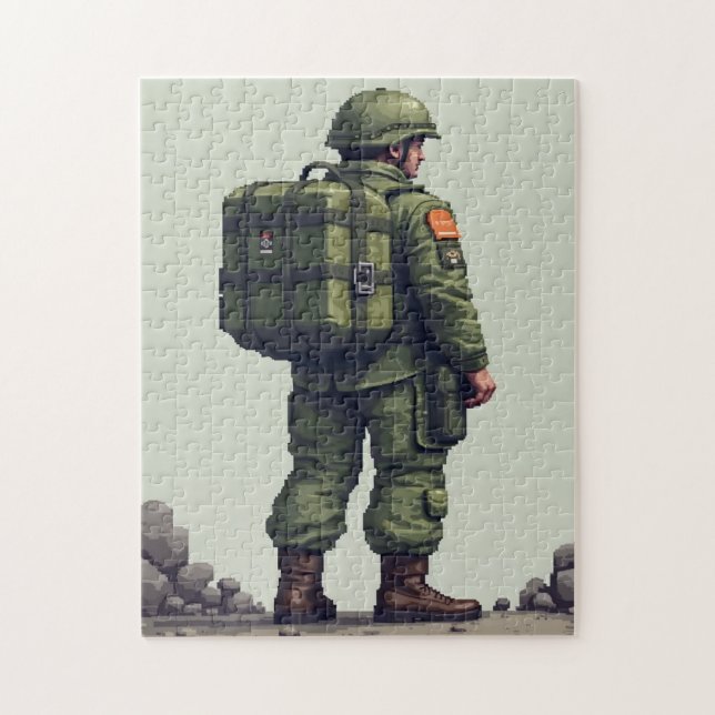 Quebra-cabeça Jogo de Atividade de Mosaico de Imagem Oculta Patr (Vertical)