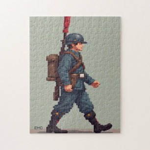Quebra-cabeça Jogo de Atividade de Mosaico de Imagem Oculta Patr