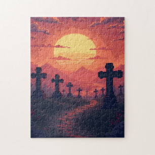 Quebra-cabeça Jogo de Atividade de Mosaico de Imagem Oculta Patr