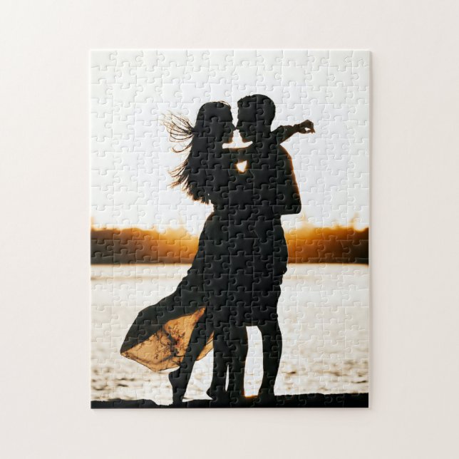 Quebra-cabeça Jogo de Chá de panela de Casal de Casamento (Vertical)