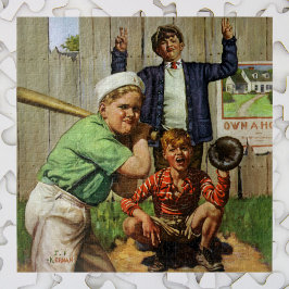 Quebra-cabeça Jogo Jogador de Baseball Esportivo para Crianças V